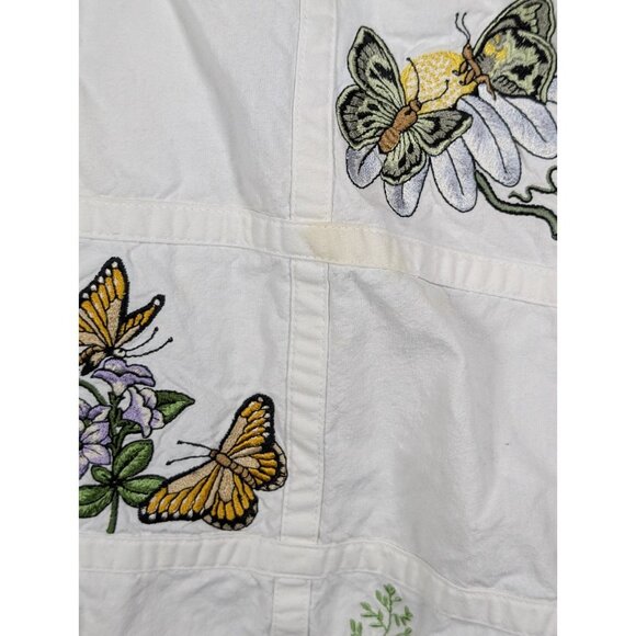Ol’ Paint Butterfly Embroidered Artist Shirt Size 3XL Distressed Button Up READ - Picture 5 of 5